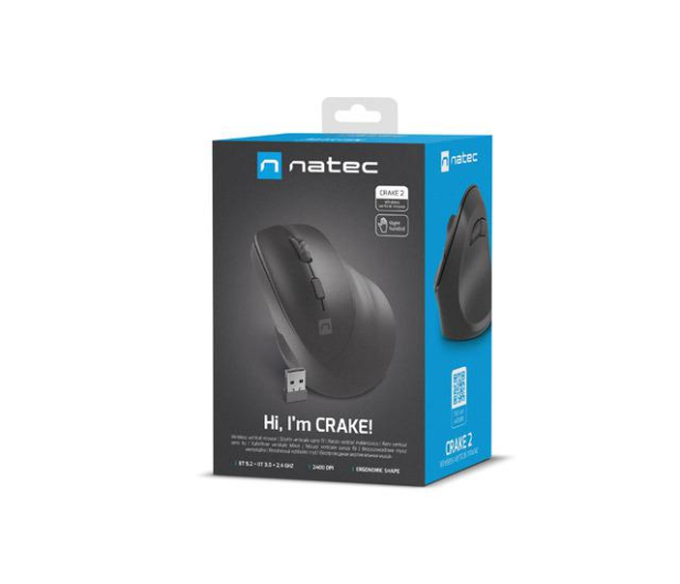 Natec Crake 2 2400DPI Bluetooth 5.2 + 2.4GHz - 1370623 - zdjęcie 2